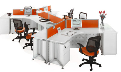 ZO-PF-025屏风办公桌