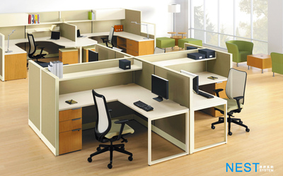 ZO-PF-017屏风办公桌